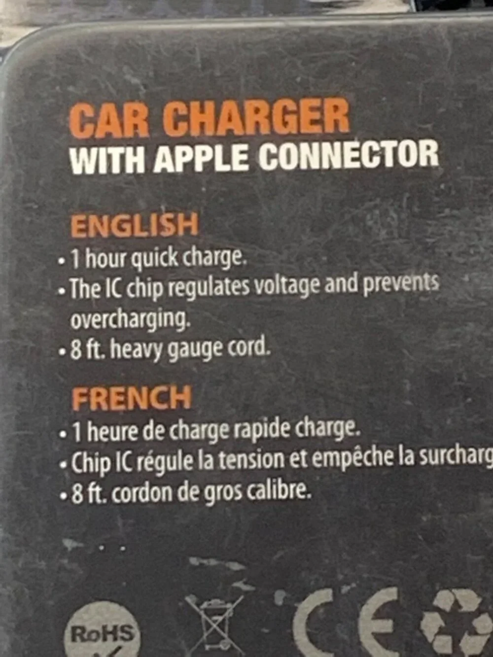 ToughTested Apple 30-pin Connector Car Charger Quick Charge NEW